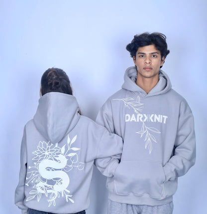 Oversized Darkknit Venomous Grey  Oversized Hoodie